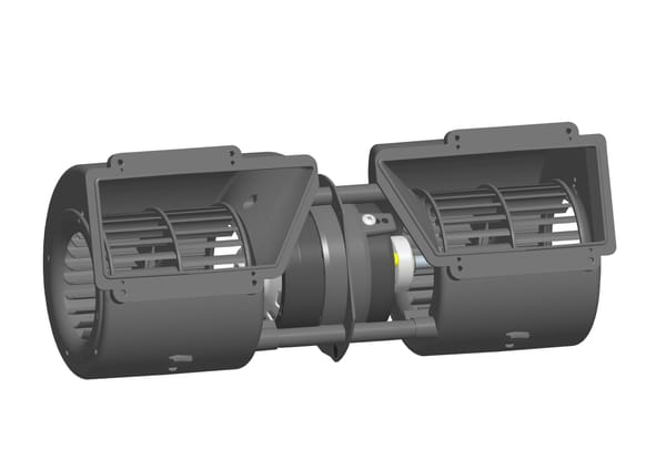 Small Double Blower 24V SPAL
