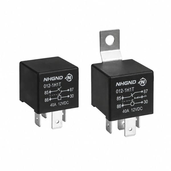 Relay 5 Pins 12V 87A + Plastic Bracket