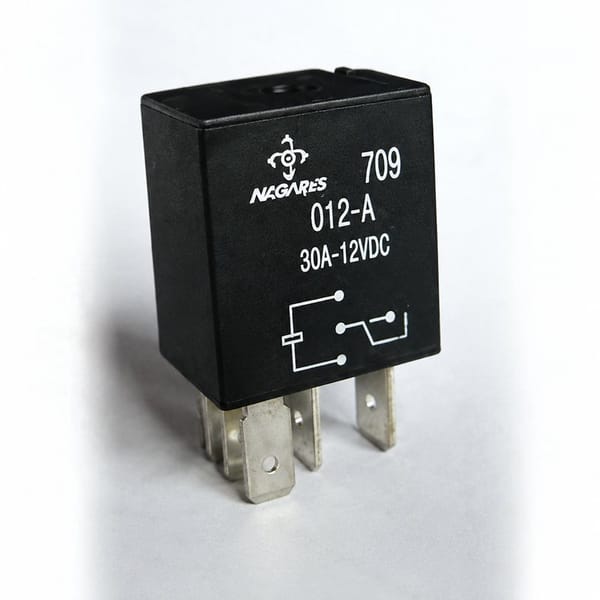 Sealed Mini Relay 5 Pins 12V 25/15A