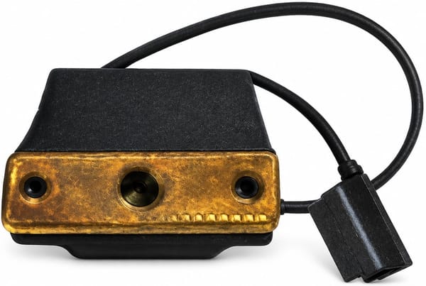 Yellow Rectangular LED Side Lamp + Bracket and Wire 12V