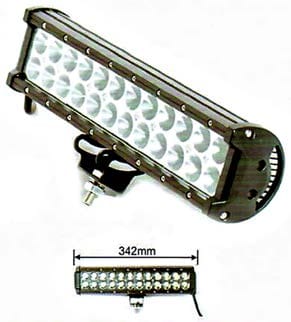 Rectangular Work Lamp 34 cm 72W + Screw