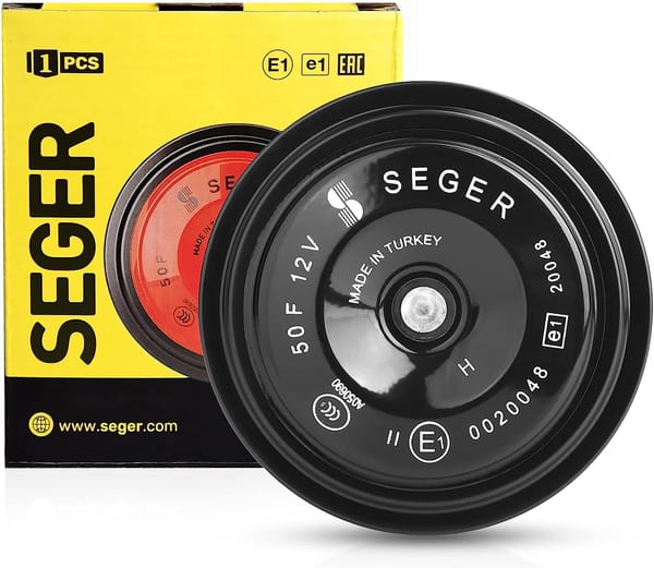 Flat Horn 106 mm 12V SEGER - Set