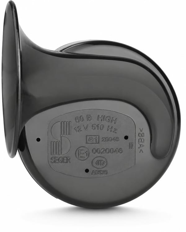 2-Outlet Trumpet Horn 12V SEGER - Set
