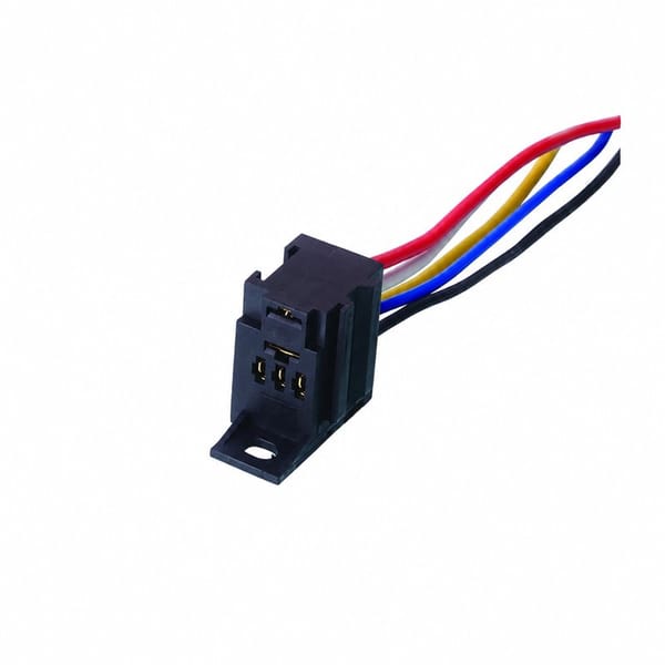 Mini Relay Socket + Bracket + Wires