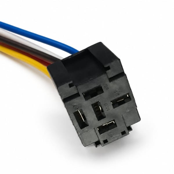 Relay Socket 5 Pins + Wires