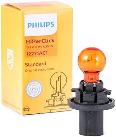 Amber Bulb 12V 16W + Holder - Mercedes