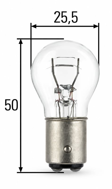 Double Bulb BAY15D 24V 21/5W