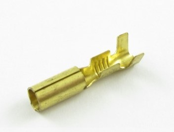 Round Pin Female Wire Terminal (100 pcs in a Box)