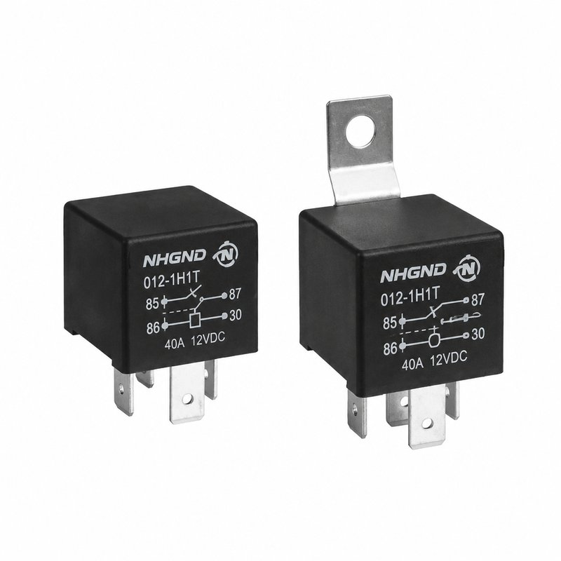 Relay 5 Pins 12V 87A + Plastic Bracket