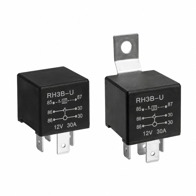 Relay 4 Pins 12V 40A + Metal Bracket