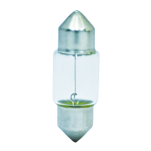 Short Festoon Bulb 12V 10W 11-30 mm