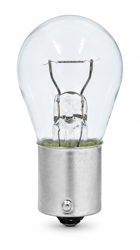 Amber Bulb BA15S 12V 21W Parallel Pins