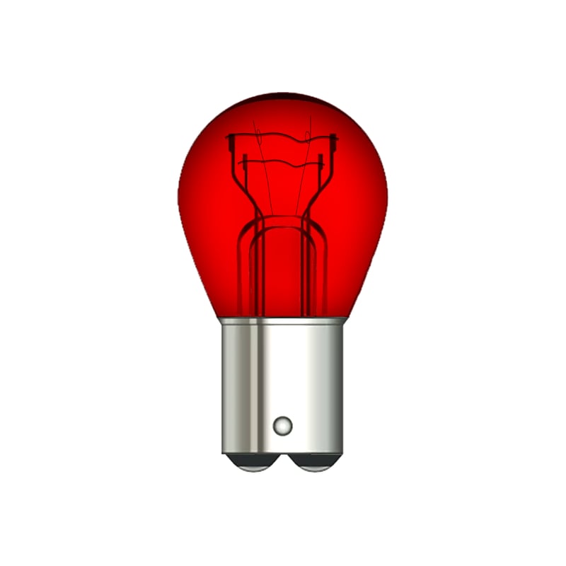 Red Bulb BAW15D 12V 21/5W
