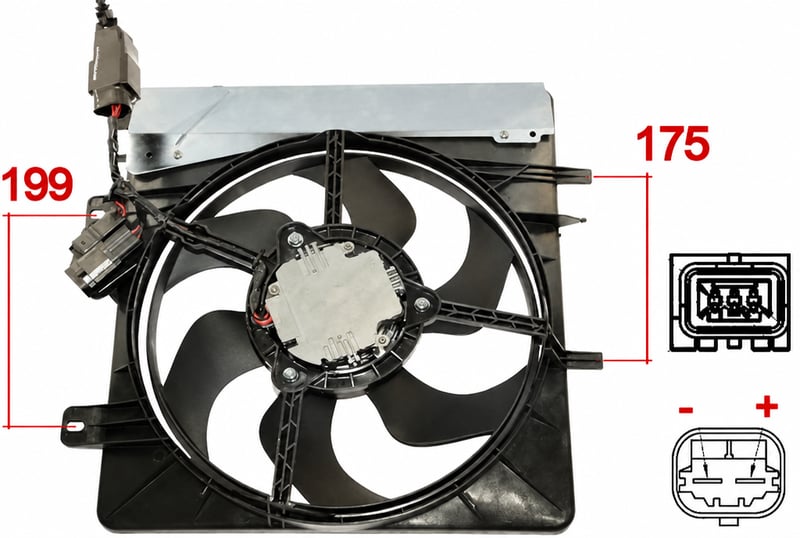 Electronic Fan - Citroen C3 / C2
