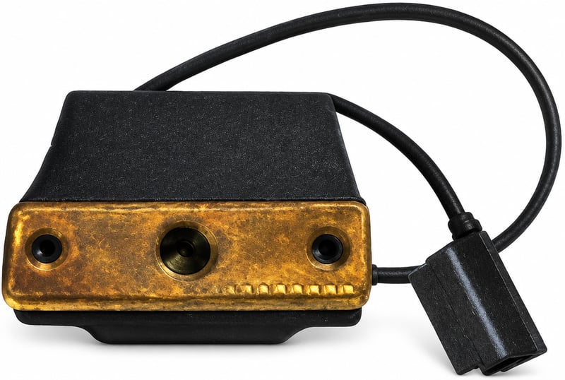 Yellow Rectangular LED Side Lamp + Bracket and Wire 12V