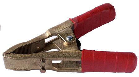 Cast Alligator Clip 800A Black / Red