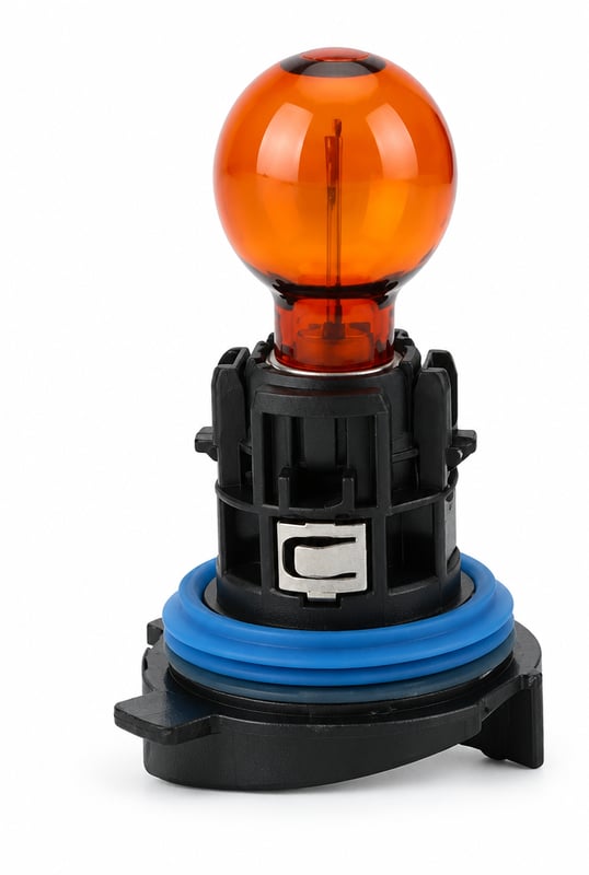 Indicator Bulb 12V 24W + Holder - Skoda