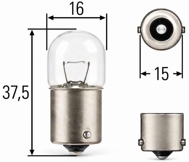 Bulb 67 12V 5W + BA15S Base VALEO