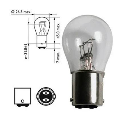Symmetrical Double Bulb 24V 21/5W VALEO